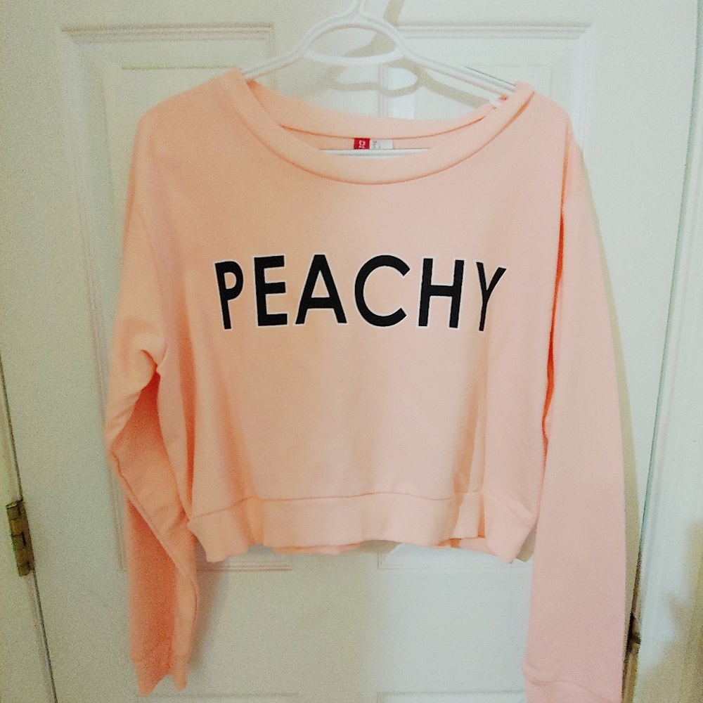 Cropped sweatshirt